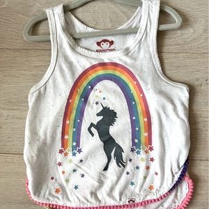 Appaman 4T rainbow unicorn tank